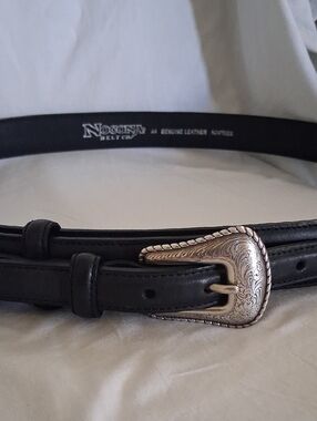 NOCONA Belt Co. GENUINE LEATHER SIZE 44 MENS/Color Black